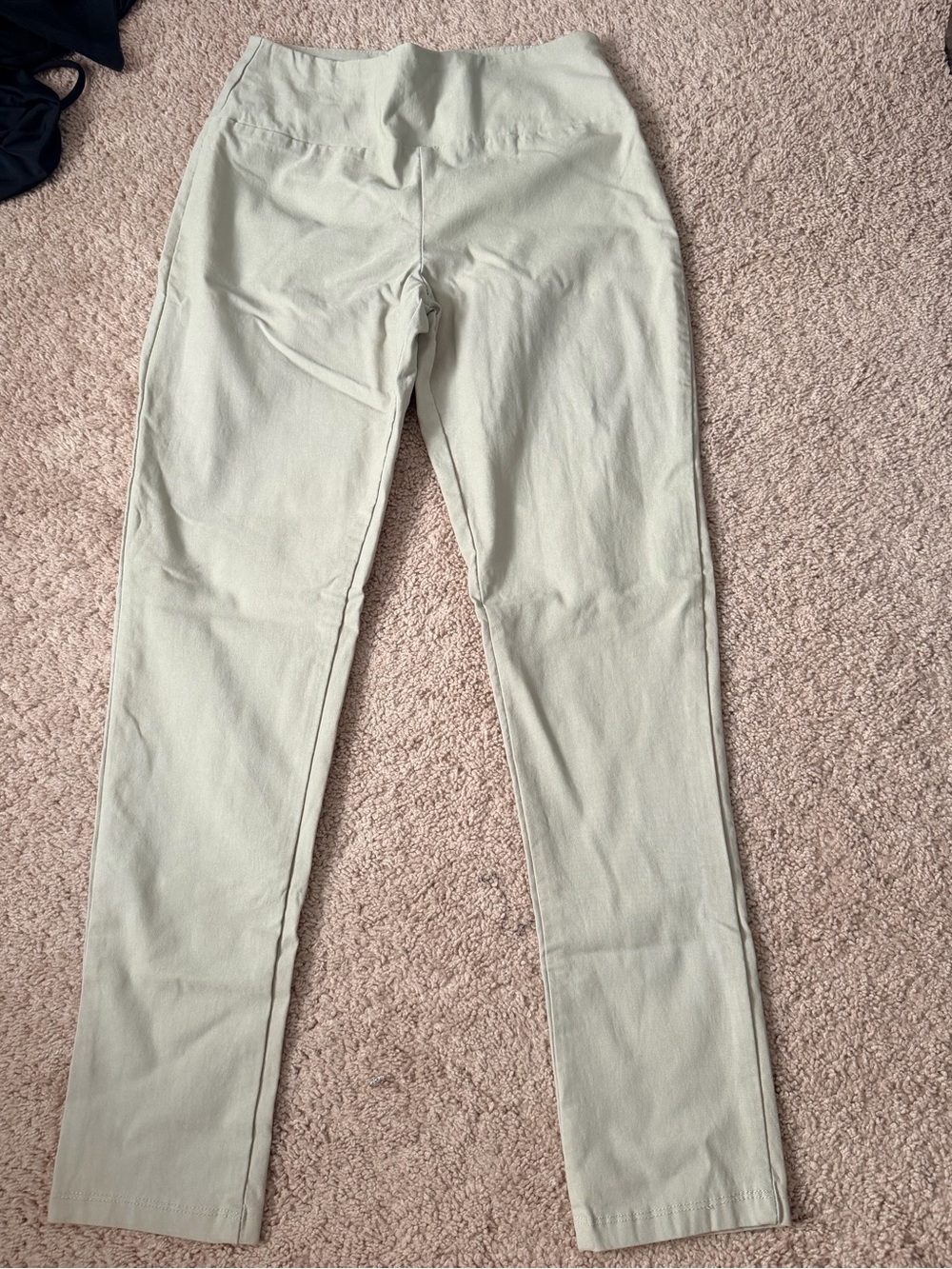 Hybrid & company beige High-Rise Skinny stretch dress pants
